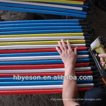 natural or pvc cover wood broom stick, factory direct wholesaler